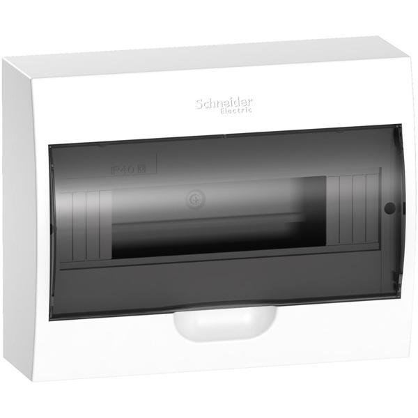 Schneider Electric EZ9E112S0S 12'li Sıvaüstü Sigorta Kutusu Şeffaf Kapaklı - Image 1