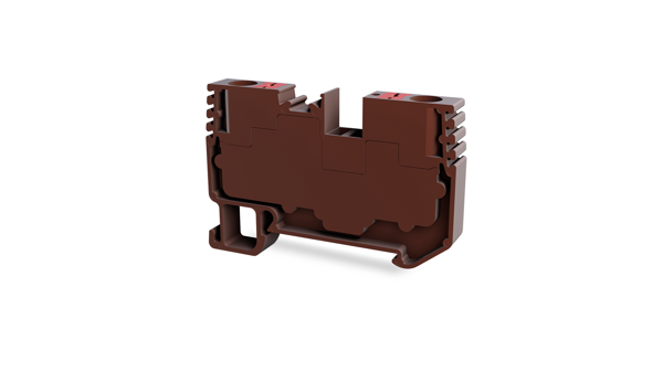 Tbloc PFT 4mm Kahverengi Push-İn Tek Katlı Klemens 10'lu Paket - Image 1