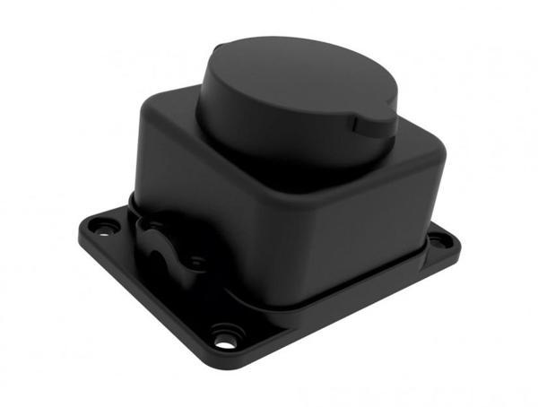 Bemis 1X16A 220V Kauçuk Tekli Duvar Prizi - Image 1