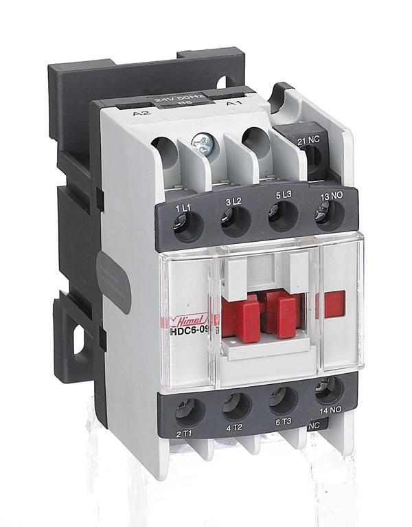 Himel HDC61811BW 3X18A Kontaktör 1NO+1NC 24V AC - Image 1
