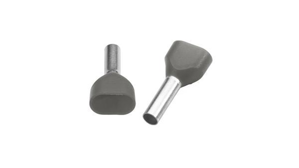 Tbloc IES 2X2,5/10 Gri Çift Girişli Yüksük İzoleli F Norm 250'li Paket - Image 1