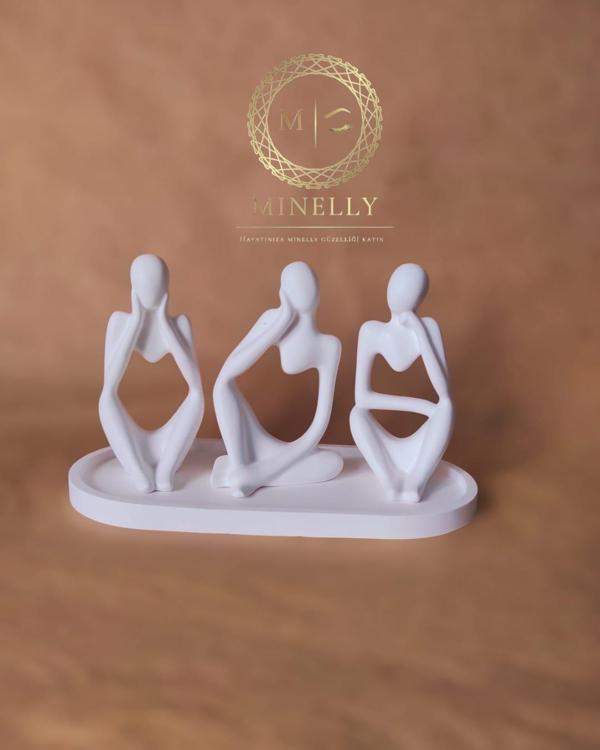 Minelly Abstract Trio Tray - Image 1