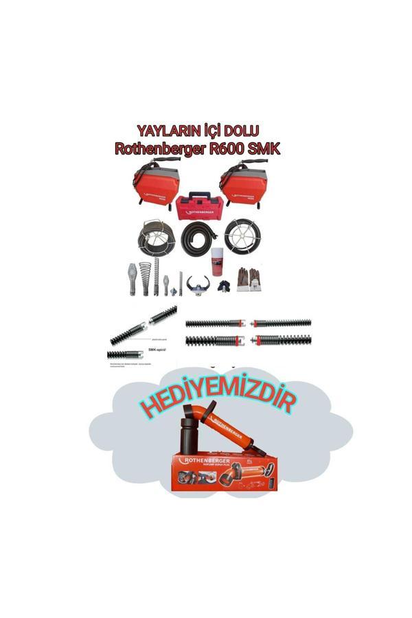 Kanal Makina Rothenberger R600 Smk Profesyonel Kanal Gider Açma Makinesi (Yay Içi Dolu) Hediyeli - Image 1
