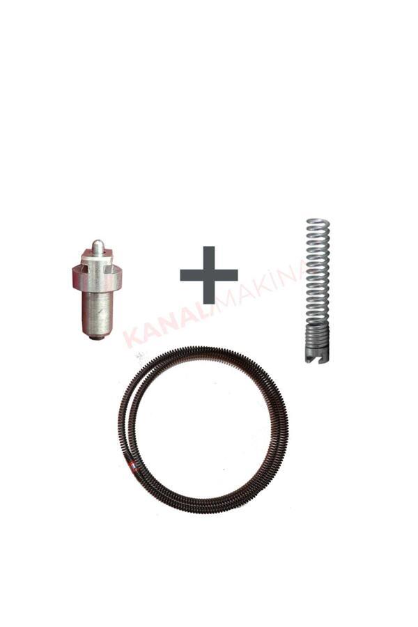 Kanal Makina Kanal Açma Seti (16 Mm Yay + Matkap Ucu + 1 Adet Başlık) Set - Image 1
