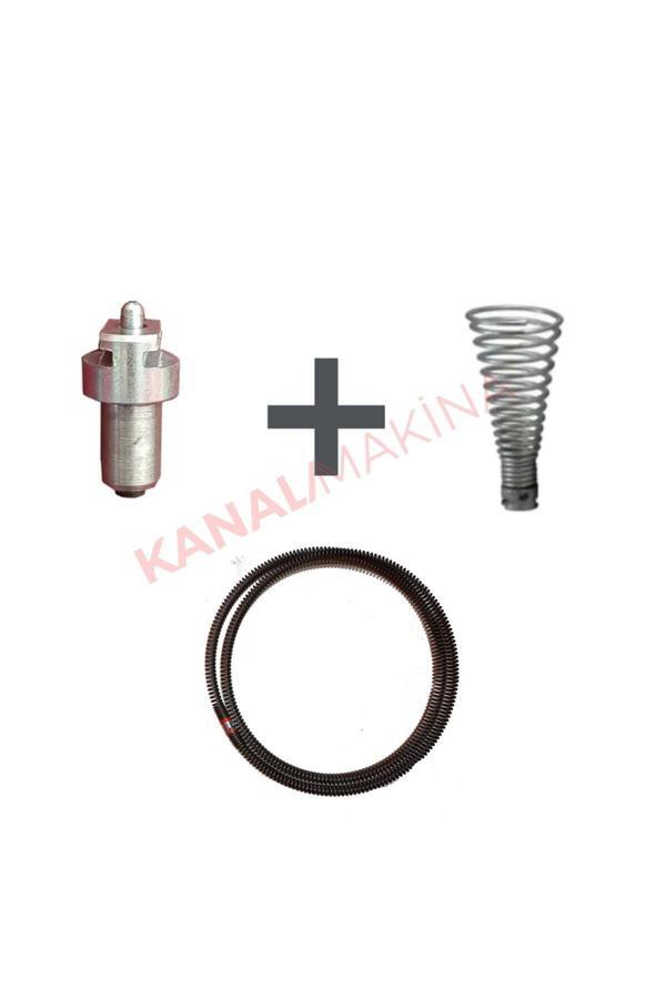 Kanal Makina Kanal Açma Seti (16 Mm Yay + Matkap Ucu + 1 Adet Başlık) - Image 1