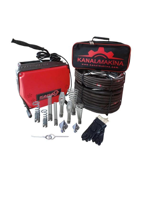 Kanal Makina Kanal Tıkanıklık Gider Açma Makinesi Ikili Set 16-22 - Image 1