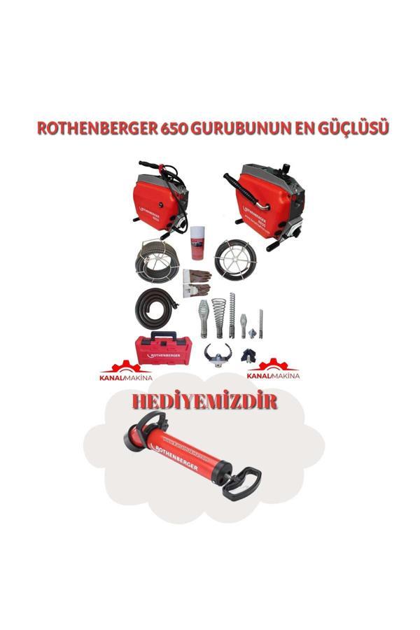 Rothenberger R650 Profesyonel Kanal Gider Açma Makinesi Ropump Hediyeli - Image 1