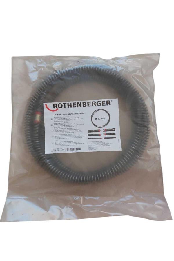 Rothenberger 22 Mm Orjinal Boru Temizleme Ve Tıkanıklık Açma Spirali - Image 1