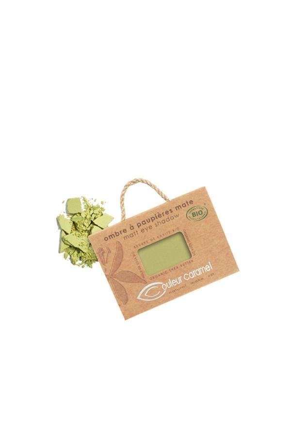 Couleur Caramel Matt Eye Shadow No: 38 - Yellow Green - Image 1