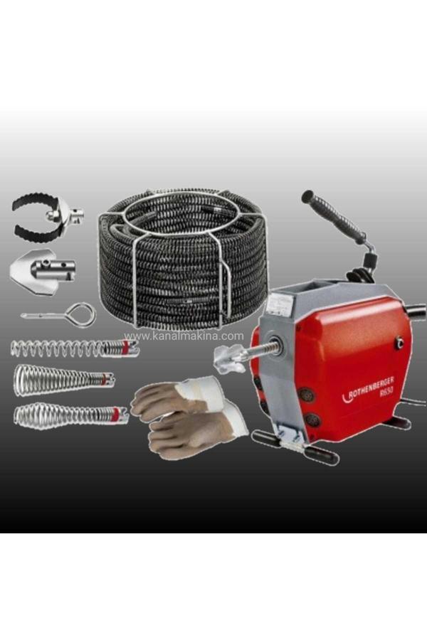 Rothenberger R650 Kanal Gider Tıkanıklık Açma Tekli Set - Image 1