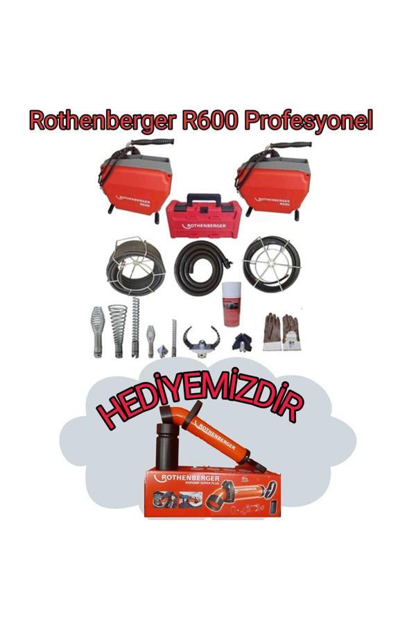 Rothenberger R600 Profesyonel Kanal Gider Açma Makinesi Ropump Hediyeli - Image 1