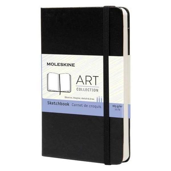 Moleskine Sert Kapak Eskiz Defteri Siyah (9x14) - Image 1