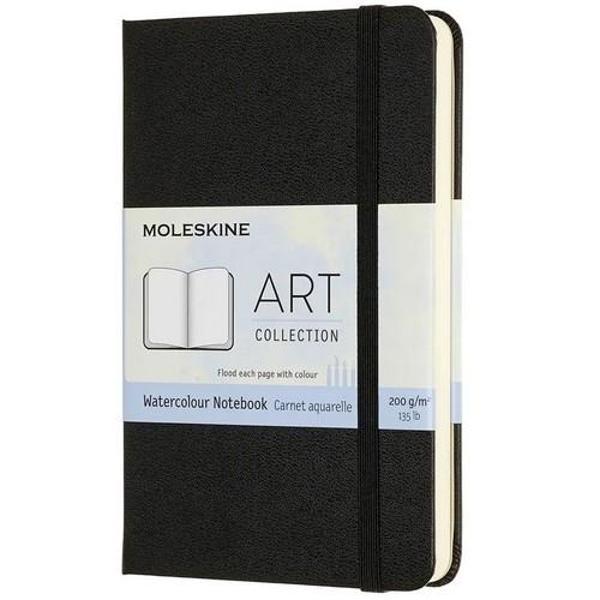 Moleskine Sert Kapak Suluboya Defteri Siyah (9x14) - 6741 - Image 1
