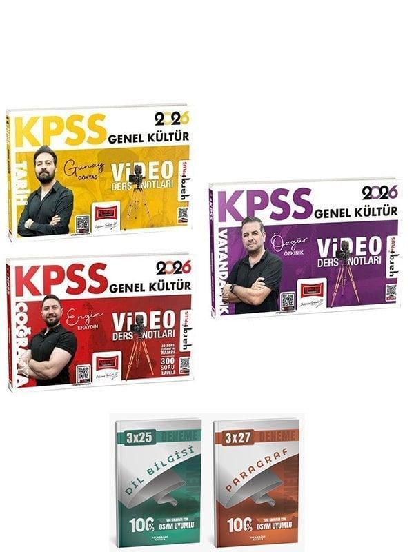 Yargı + Anla Kazan 2026 KPSS Tarih + Coğrafya + Vatandaşlık Video Ders Notları 3 lü Set Yargı Yayınları - Yargı Yayınları - Image 1