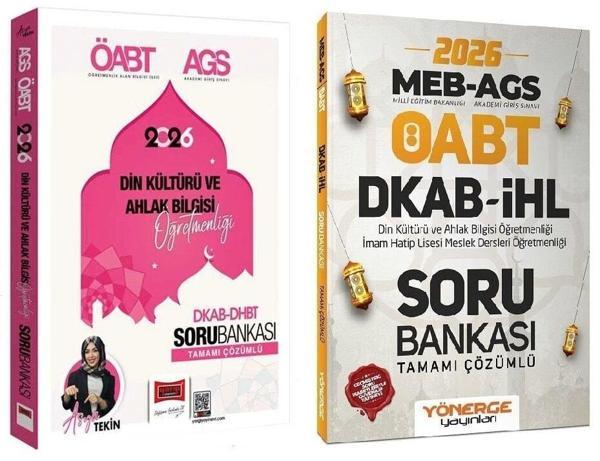 Yargı + Yönerge 2026 ÖABT MEB-AGS DHBT Din Kültürü ve Ahlak Bilgisi Öğretmenliği Soru Bankası 2 li Set - Yargı Yayınları - Image 1