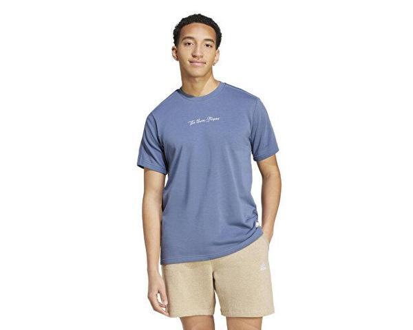 adidas M Mdrn C Ss T Erkek Günlük Tişört IY0739 Mavi - Image 1