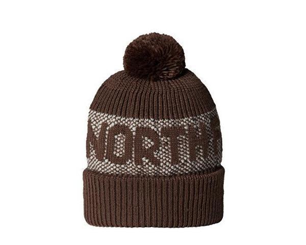 The North Face Retro Cabin Beanie Unisex Outdoor Beresi NF0A88QW87I1 Kahverengi - Image 1