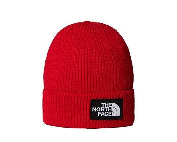 The North Face Tnf Logo Box Cuffed Beanie Bere NF0A8CHE6821 Kırmızı - Image 1