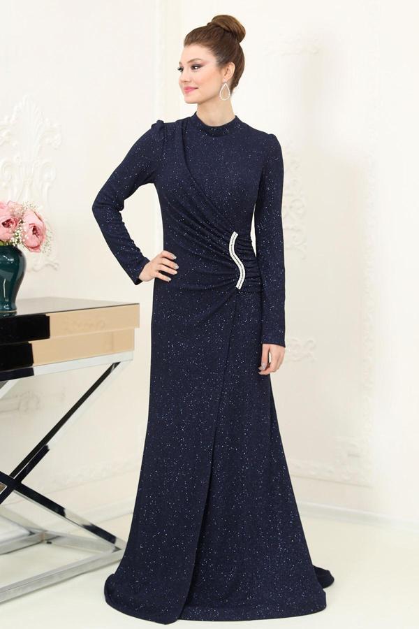 Parıltılı Sahra Tesettür Abiye - Image 1