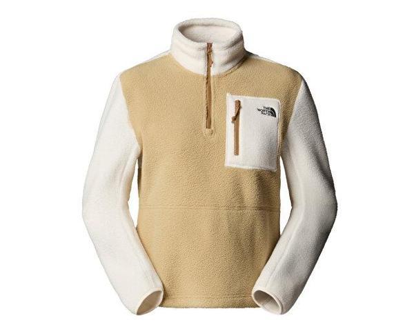 The North Face W Yumiori 1/4 Zip Kadın Outdoor Çeyrek Fermuarlı Polar Üst NF0A8E893CG1 Haki - Image 1