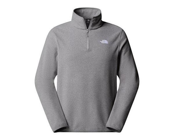 The North Face M Glacier Fleece 1/4 Zip Jacket Kadın Outdoor Parka NF0A8D0QCQI1 Gri - Image 1