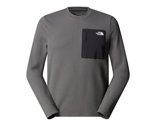 The North Face M Kecha Crew Erkek Outdoor Sweatshirts NF0A8CS9SOU1 Gri - Image 1