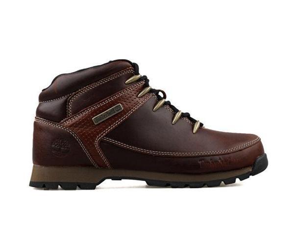 Timberland Euro Sprint Mid Lace Up Boot Erkek Outdoor Botu TB0A2K84EIU1 Kahverengi - Image 1