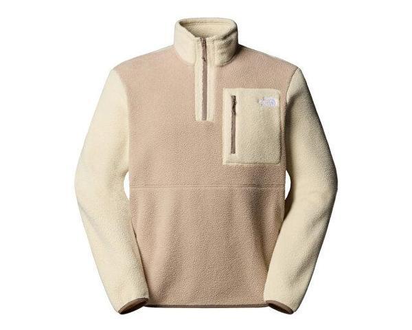 The North Face M Yumiori 1/4 Zip Erkek Outdoor Çeyrek Fermuarlı Polar Ceket NF0A883SEOZ1 Gri - Image 1