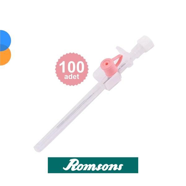 Romsons Branül (Anjiokat) Pembe 20G 100'lü Kutu - Image 1