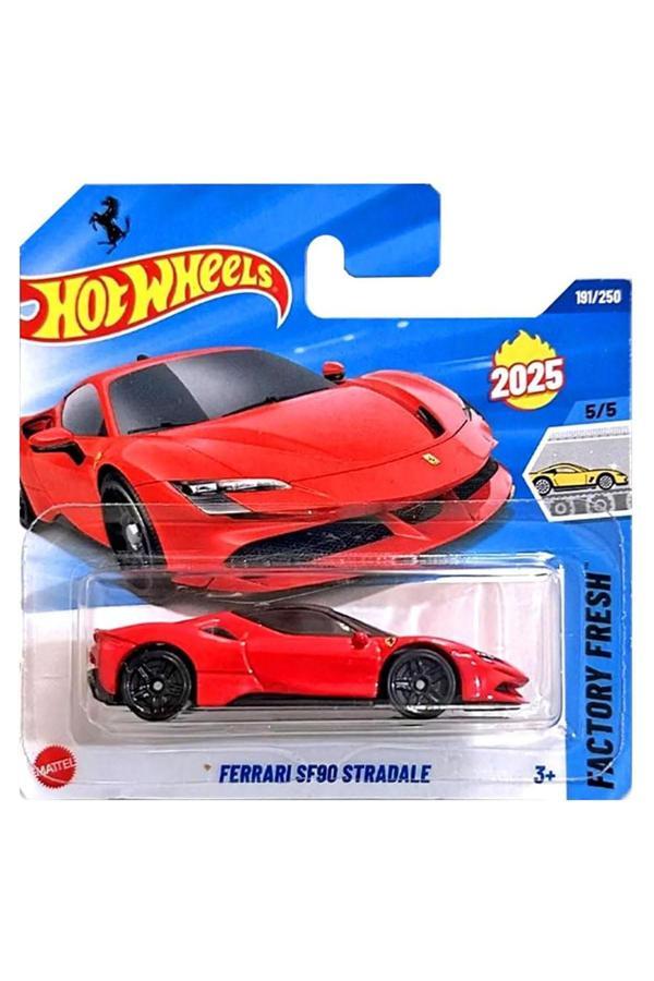 Hot Wheels - Ferrari SF90 Stradale (1/64) Kırmızı - 2025 Case - Image 1