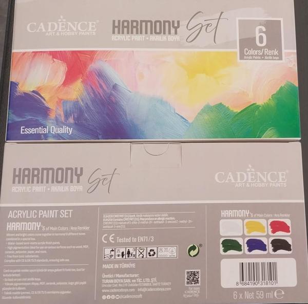 HARMONY AKRİLİK 6'LI SET 59ML - Image 1