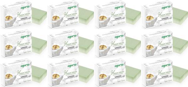 Agarta El Yapımı Doğal Sabun 150GR Hamam (12 Li Set) - Image 1