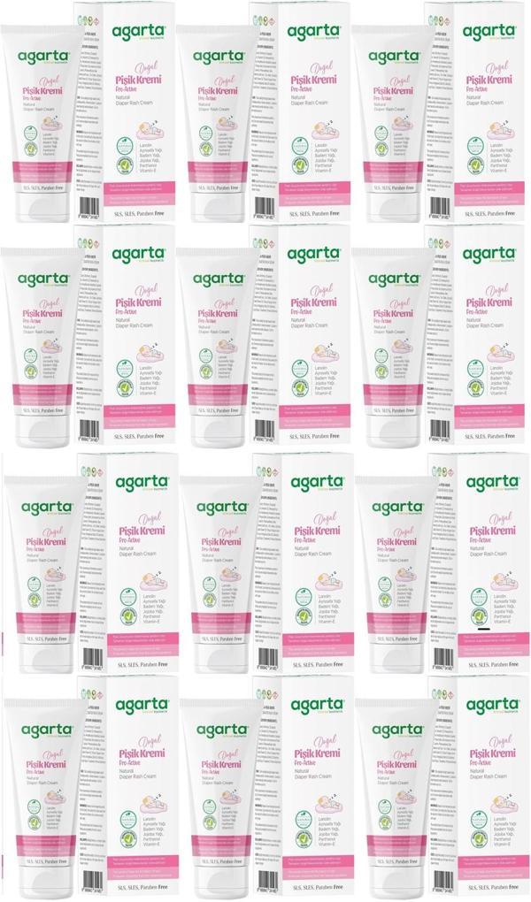 Agarta Doğal Pişik Kremi 100ML (12 Li Set) - Image 1