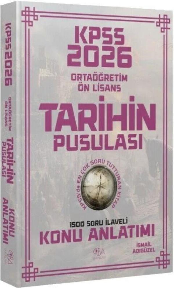 2026 KPSS Lise Ortaöğretim Ön Lisans Tarihin Pusulası Konu Anlatımı CBA Yayınları - Image 1