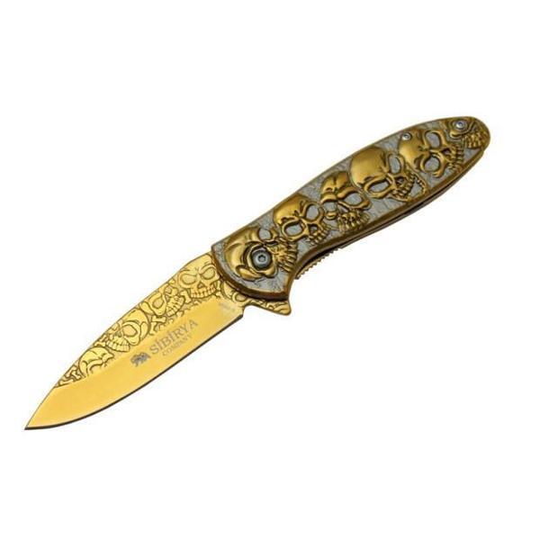 Sibirya Kurukafa Gold Çakı - Image 1