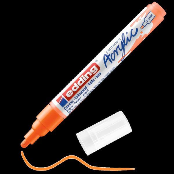 Supertrend 5100 Akrilik Boyama Markörü 2-3 mm FOSFORLU TURUNCU - Image 1