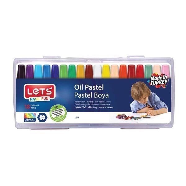 Supertrend Pastel Boya 18 Renk Plastik Çantalı (LK-18) - Image 1