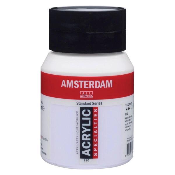 Supertrend Amsterdam Akrilik Boya 500 ml. 820 Pearl Blue - Image 1