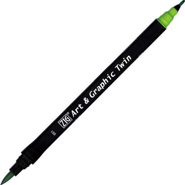 Supertrend Art & Graphic Twin Marker Çizim Kalemi 51 Light Green - Image 1