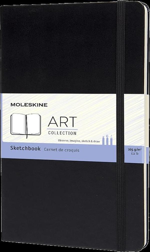 Supertrend Art Sketchbook Sert Kapak Eskiz Çizim Defteri 13x21 cm. 165 gr. 80 Sayfa Siyah - Image 1
