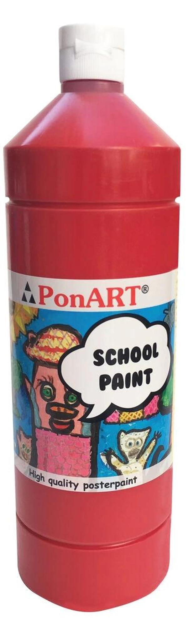 Supertrend School Paint Tempera Boya 1000 ml. PSP-2207 A.KIRMIZI - Image 1