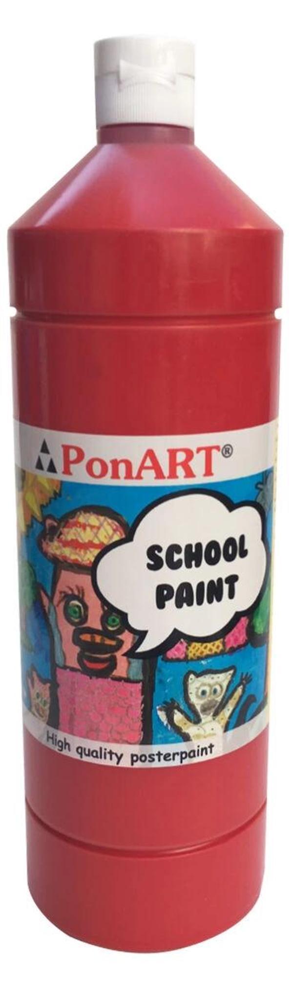 Supertrend School Paint Tempera Boya 1000 ml. PSP-2208 K.KIRMIZI - Image 1