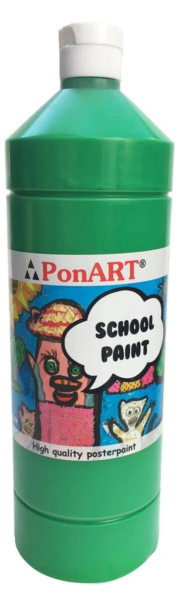 Supertrend School Paint Tempera Boya 1000 ml. PSP-2215 ORTA YEŞİL - Image 1
