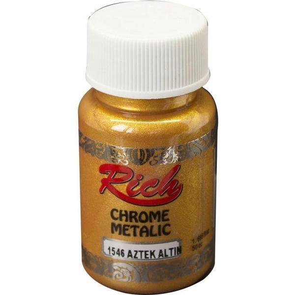 Supertrend Chrome Metalik Boya 50 cc. 1546 Aztek Altın - Image 1