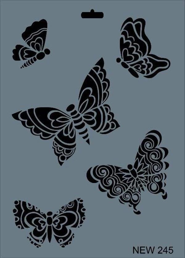 Supertrend Stencil Boyama Şablonu 25x35 cm. NEW-245 - Image 1