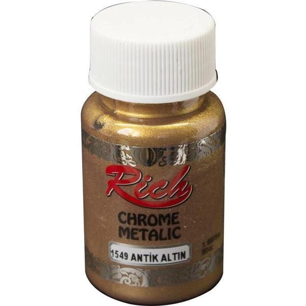 Supertrend Chrome Metalik Boya 50 cc. 1549 Antik Altın - Image 1