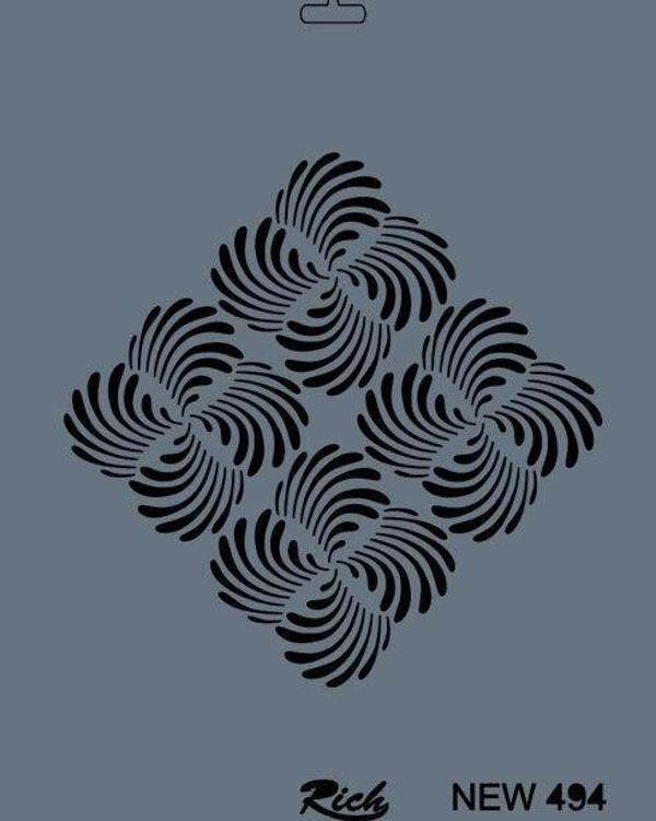 Supertrend Stencil Boyama Şablonu 25x35 cm. NEW-494 - Image 1