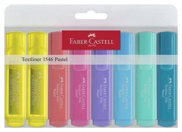 Supertrend Textliner 1546 Fosforlu Kalem Seti 8 Renk Pastel Renkler - Image 1