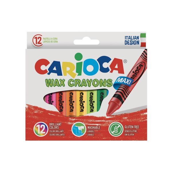 Supertrend Wax Crayons Maxi Yıkanabilir Jumbo Mum Boya 12 Renk - Image 1