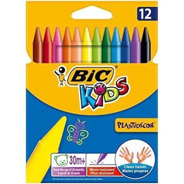 Supertrend Kids Plastidecor Silinebilir Mum Pastel Boya 12 Renk - Image 1